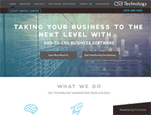 Tablet Screenshot of cs3technology.com